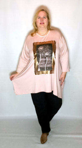 Туника BL- 7766 пудра (Турция, разные производители) — размеры 2