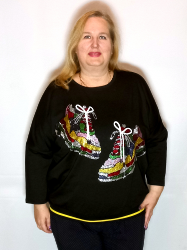 Туника 4343-7 (Китай, Yalina) — размеры 9 xl