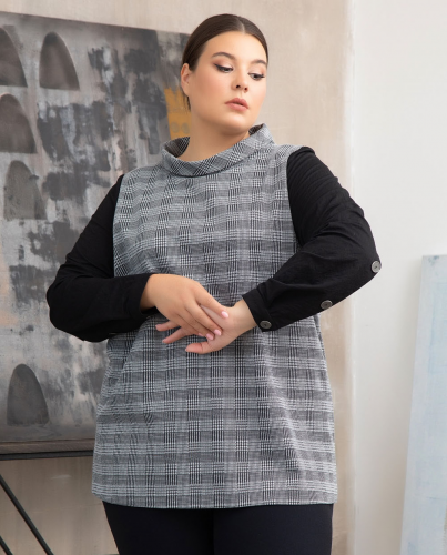 ДЖЕМПЕР (32591637-01-53) (Серебряная нить, Москва) — размеры 58, 62, 64, 66