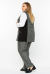 Брюки "Санторини" (ОК19-023) серая клетка (TERRА XL, Москва) — размеры 68-70