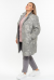 Пальто "Цитрус"  (ВКВ19-008) серебро (TERRА XL, Москва) — размеры 56-58