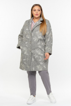 Пальто "Цитрус"  (ВКВ19-008) серебро Пальто "Цитрус"  (ВКВ19-008) серебро